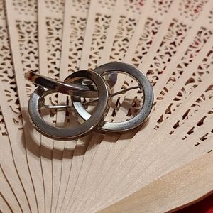 Vintage Silver Pin Brooch for sale